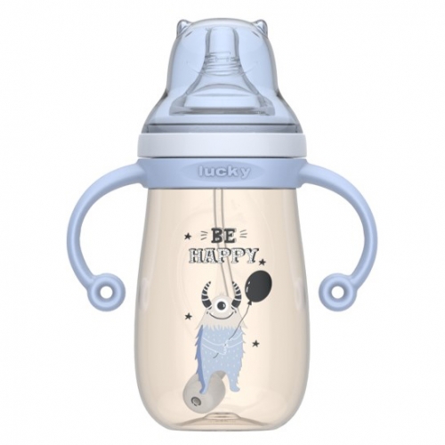 北京小怪物PPSU奶瓶240ml（淡水蓝色）